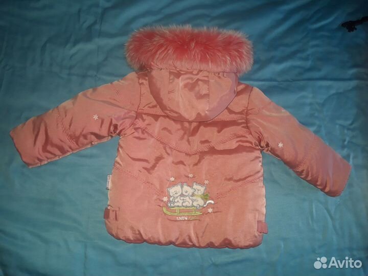 Комбинезон зимний для девочек 86 см (1-2 года)