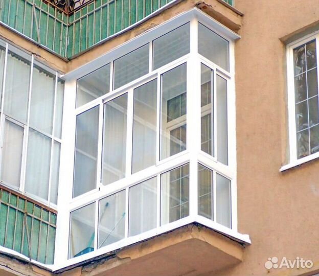 Остекление балконов и лоджий в рассрочку A2122