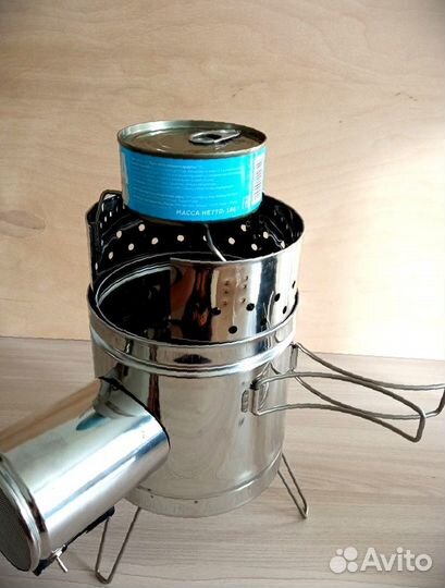 Печь туристическая щепочница пс 1500 Т