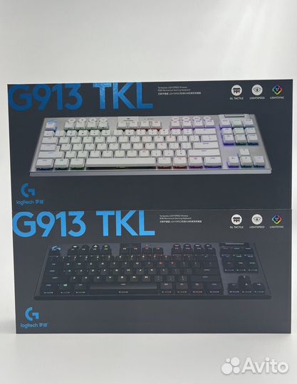 Logitech G913 TKL GL Tactile, Linear, Clicky