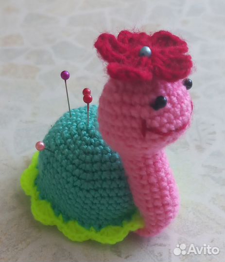 Игольница черепаха крючком