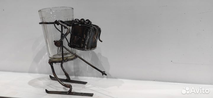 Металлический подстаканник сувенир