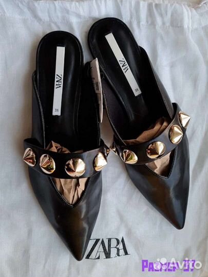 Мюли женские 37 размер zara