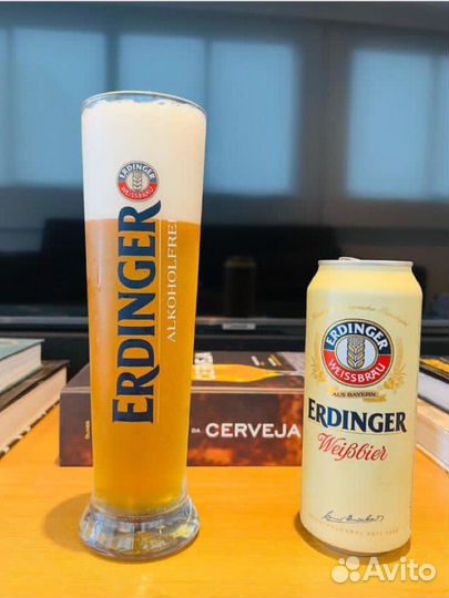 Erdinger пивные бокалы стаканы