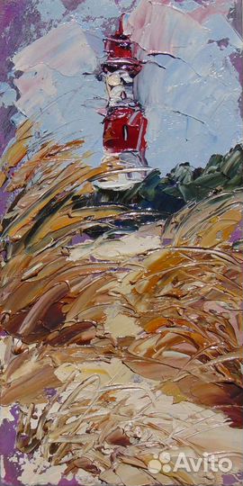 Картина маслом холст интерьерная импасто на заказ