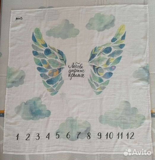 Детский фотоплед и карточки для фотосессии