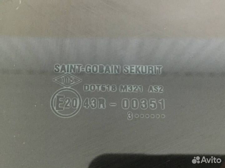 Стекло двери задней левой Renault Logan 2 2014