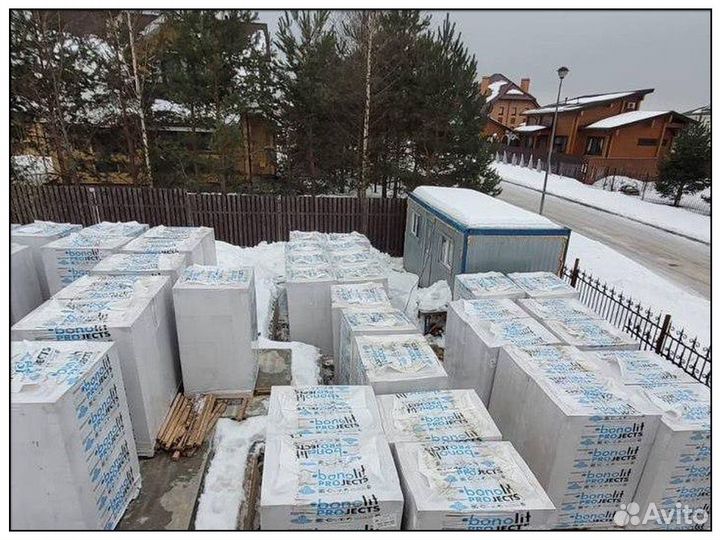 Газобетонные блоки 600 x 400 x 250