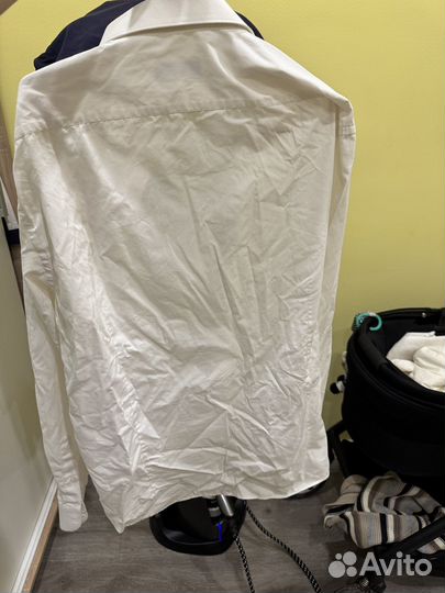 Мужская рубашка белая 52