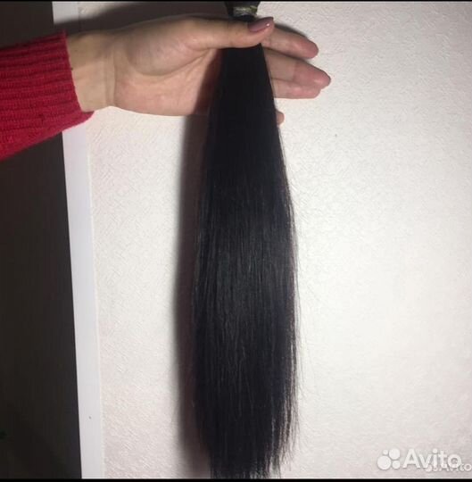 Волосы для наращивания натуральные бу 40-45 см
