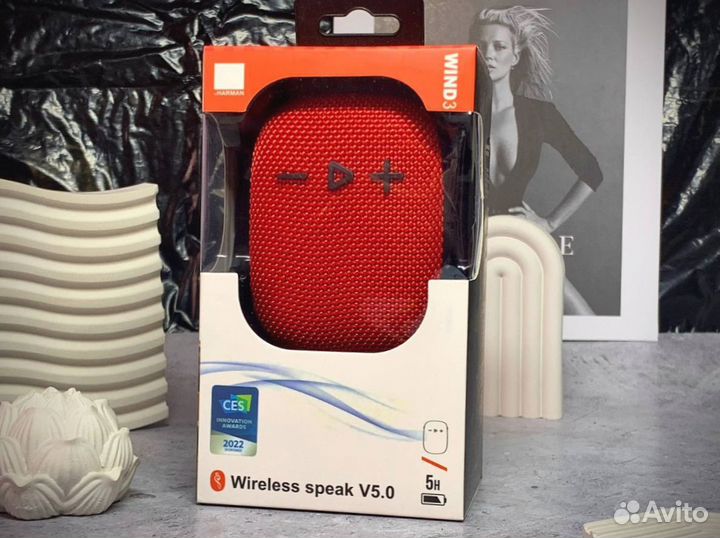 Колонка Jbl Wind красная