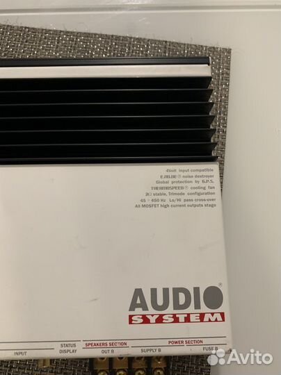 Авто усилитель audio system f4