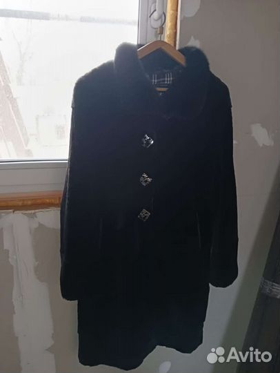 Мутоновая шуба размер 48