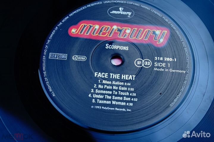 LP scorpions - Face the heat/Germany/EX+/EX+