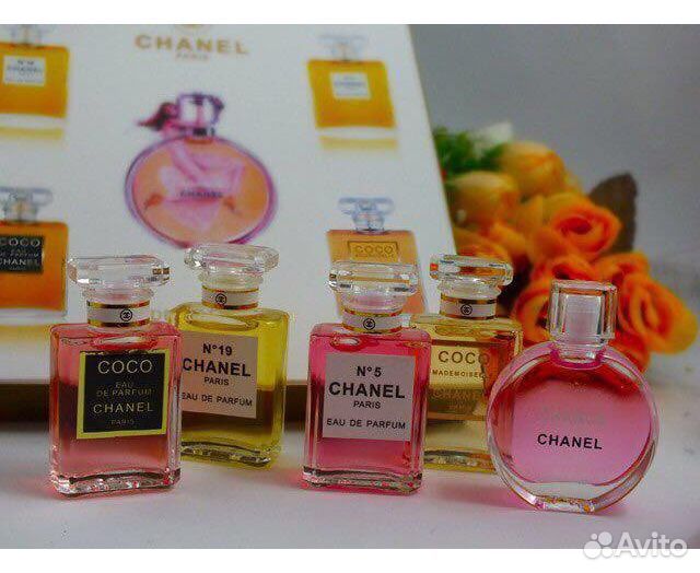 Парфюм женский набор chanel 5 в 1