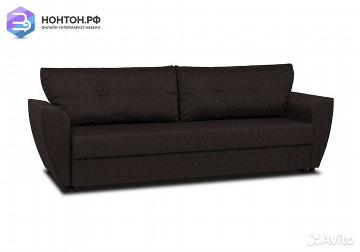 Диван еврокнижка Амстердам кофейный