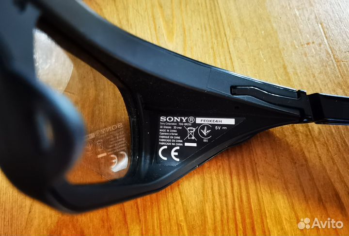 3d очки активные Sony 2шт