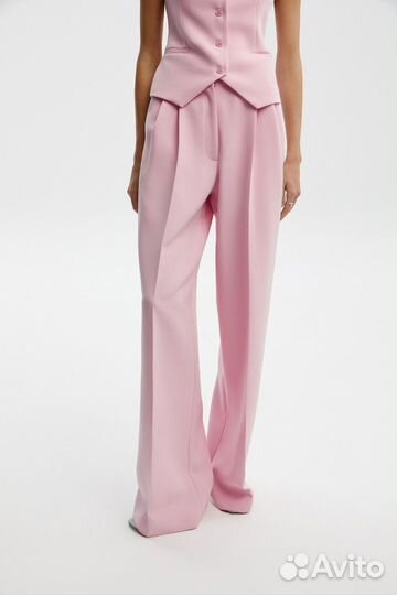 Брюки палаццо из костюмной ткани Charmstore