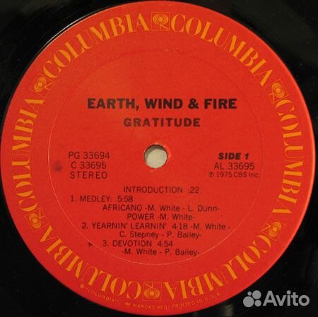 Винил Earth, Wind & Fire – Gratitude 2LP
