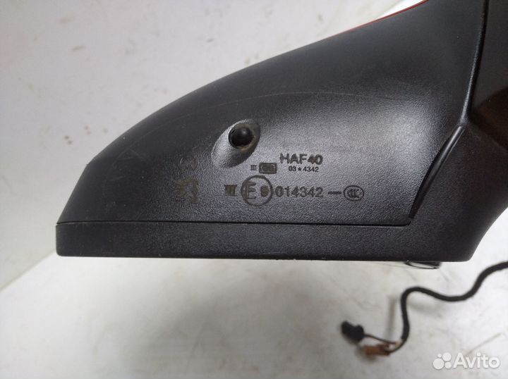 Зеркало правое Peugeot 207 2006-2015