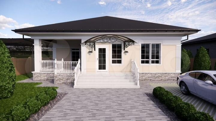 Дом 136,9 м² на участке 4 сот.