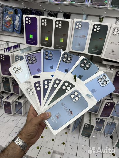 Чехол на iPhone Sapphire lens AG-glass