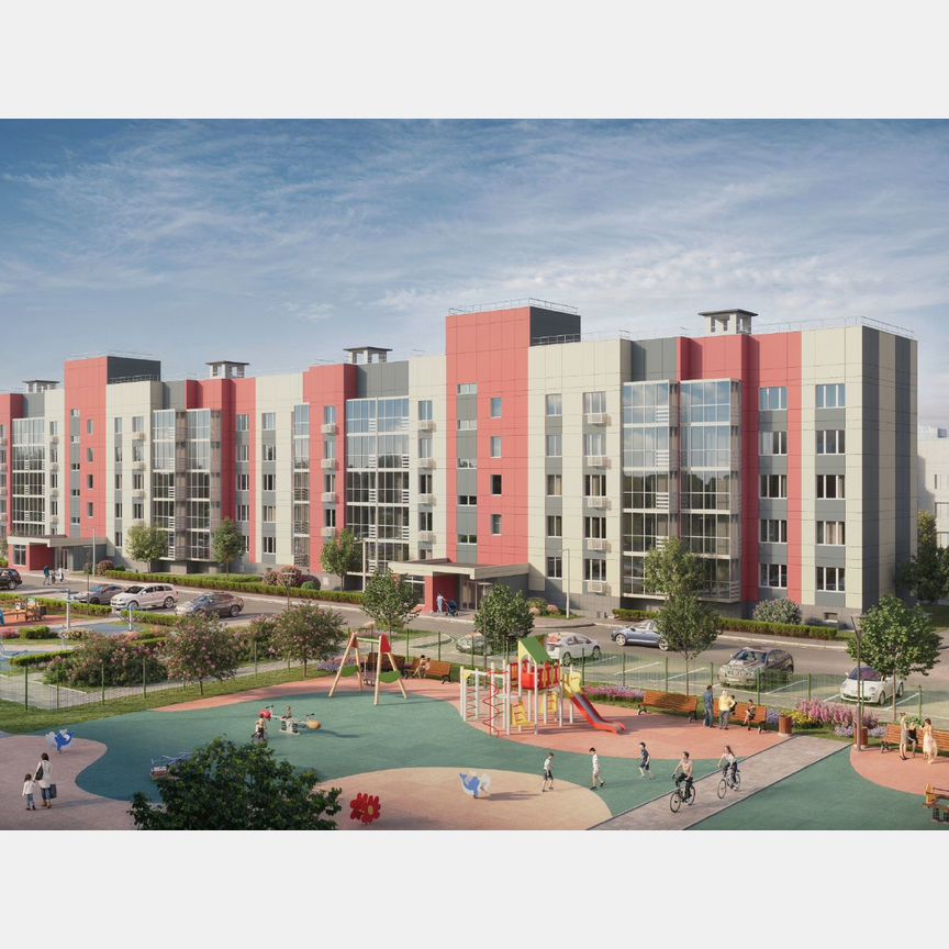 2-к. квартира, 53,8 м², 4/5 эт.