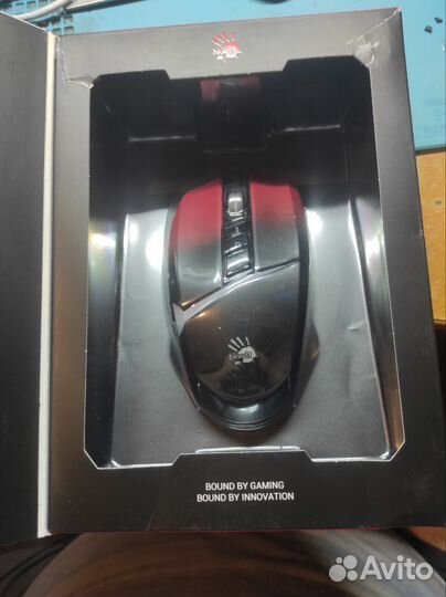 Игровая мышь a4tech Bloody w60max Red, Серая