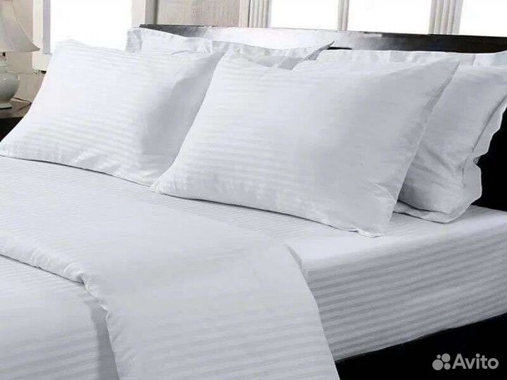 Белье постельное страйп сатин