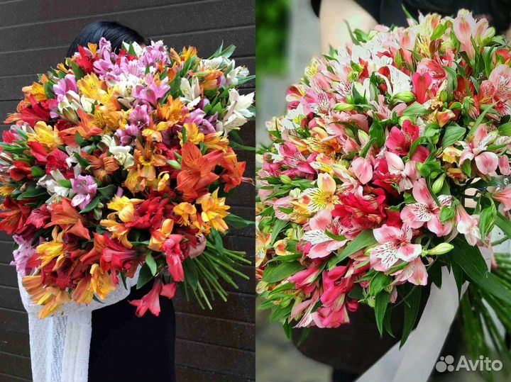 Букет из альстромерии