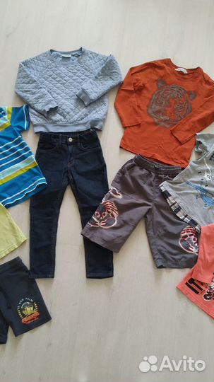 Детские вещи пакетом на мальчика 110 116