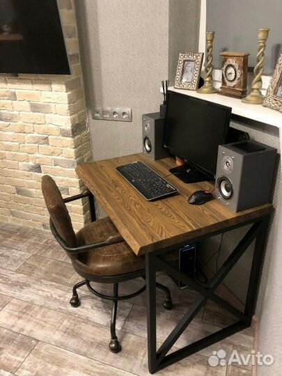 Компьютерный стол Лофт на заказ