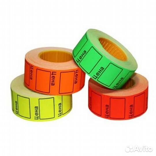 Ценники самоклеющийся и картонные