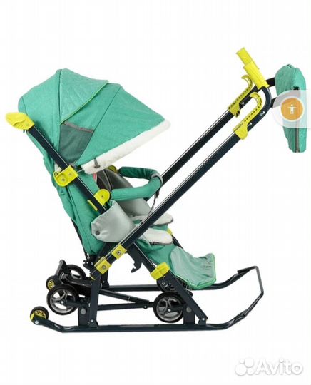 Детские санки коляска ника 7 3
