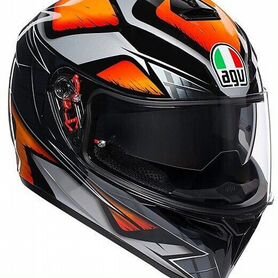 Casco agv naranja cheap