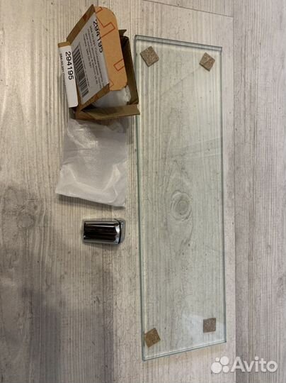 Полка в ванную стеклянная