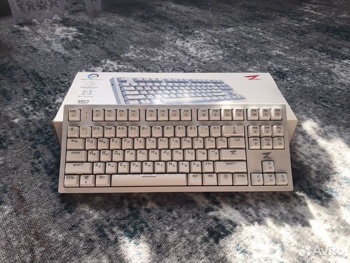 Zet gaming immortality tkl, белая