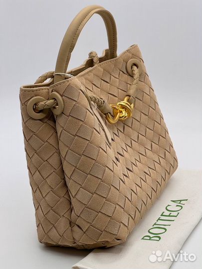 Сумка из замши Bottega Veneta Andiamo