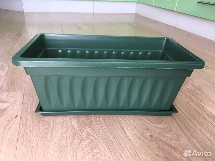 Ящик idea с поддоном балконный Алиция