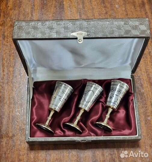 Серебряные рюмки 875 пробы