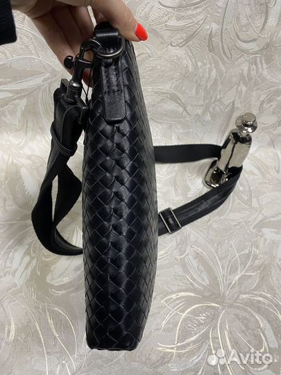 Сумка мужская Bottega Veneta кожаная