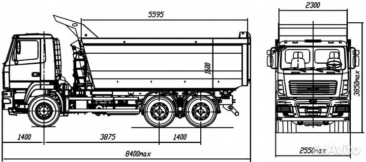МАЗ 65012J-570-000, 2024