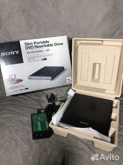 Привод DVD-RW Sony DRX-S70U-W Black