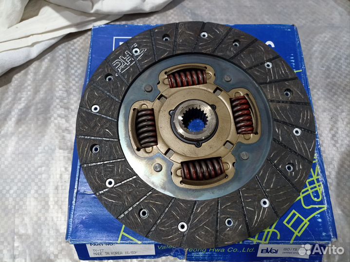 Диск сцепления на Toyota Corolla E150