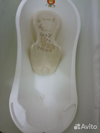 Ванночка для купания с горкой