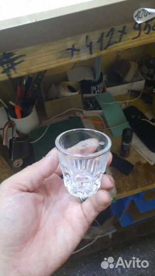 Хрусталь. Салатник и рюмки