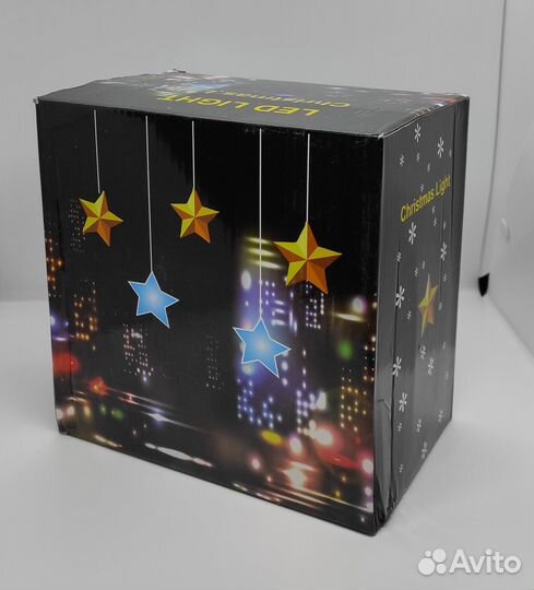 Гирлянды звезды в коробке