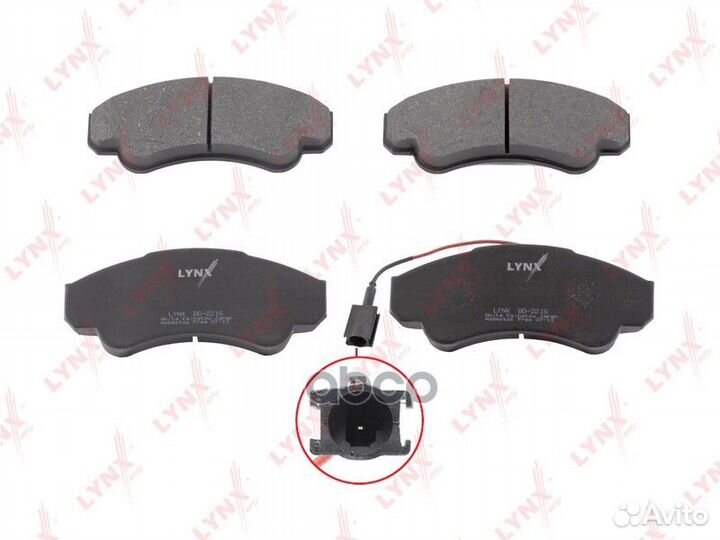 Колодки тормозные дисковые перед BD2216