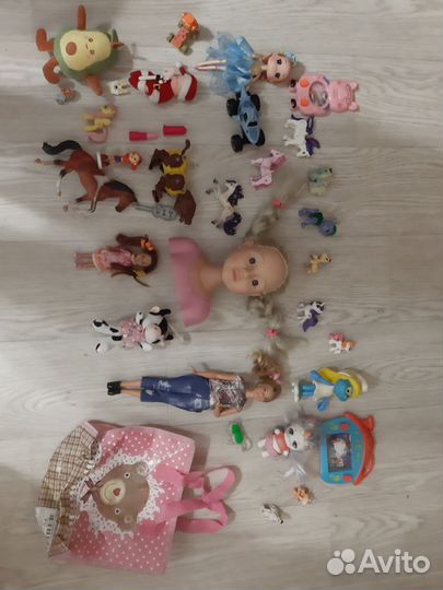 Игрушки пакетом для девочки