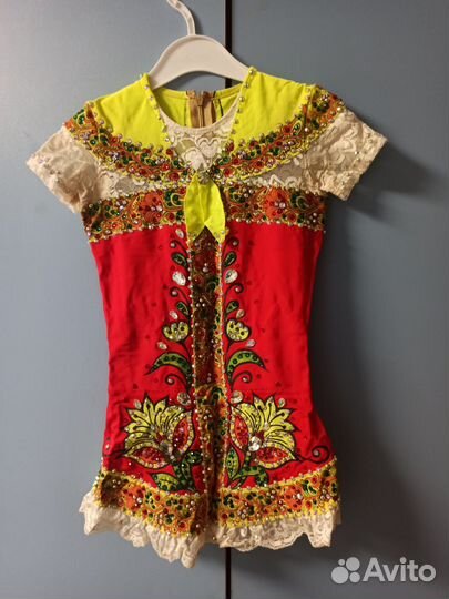 Купальник гимнастический для выступлений 128-134